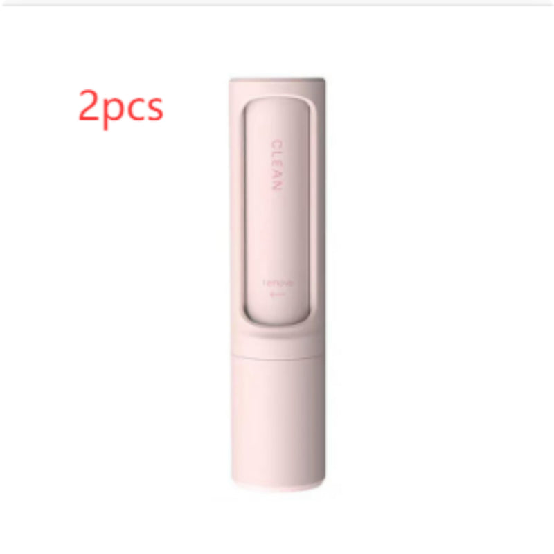 2-1 Reusable Pet/Clothes Hair Remover Brush Lint Roller Portable Effective Self Cleaning Tool for Cat Dog Fur Hair Dust Removal Brush