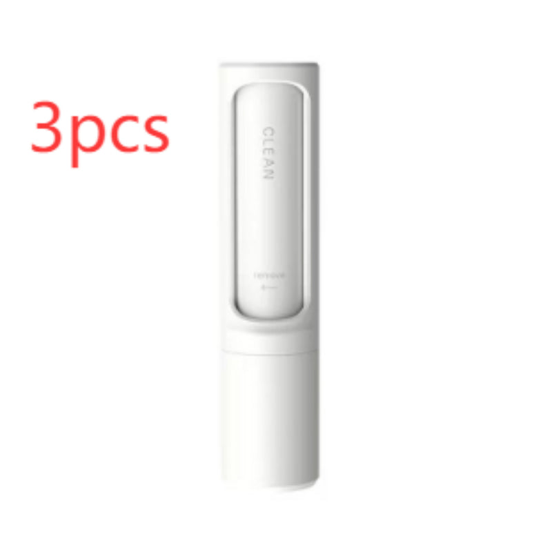 2-1 Reusable Pet/Clothes Hair Remover Brush Lint Roller Portable Effective Self Cleaning Tool for Cat Dog Fur Hair Dust Removal Brush